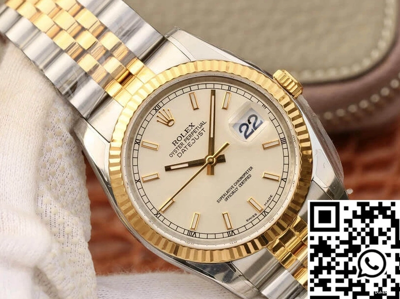 116233 Yellow AR Gold 36MM Factory Rolex Datejust 0820